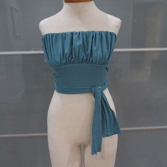 Diosa Tops - Diosa Strapless Tie Wrap Tube Top